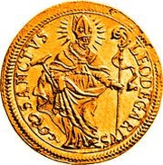 3 Ducats, Switzerland, 1714 reverse image