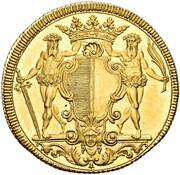 5 Ducats Wild men obverse image