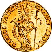 6 Ducats, Switzerland, 1698 reverse image