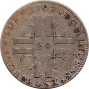 20 Kreuzer reverse image