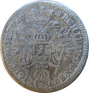 3 Kreuzers - Charles VI Prague, Bohemia, 1717-1726 reverse image