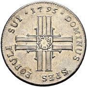 20 Batzens, Switzerland, 1795 reverse image
