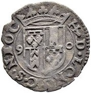 1 Kreuzer - Henri I vine leaves obverse image