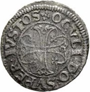 1 Kreuzer - Henri II, Switzerland, 1629 reverse image