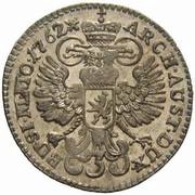 3 Kreuzers - Maria Theresia Prague, Bohemia, 1746-1765 reverse image
