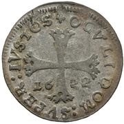 1 Batzen - Henri II, Switzerland, 1622 reverse image