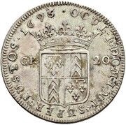 20 Kreuzers - Mary of Nemours reverse image