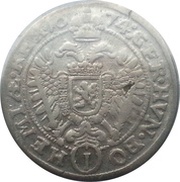 6 Kreuzers - Leopold I Prague, Bohemia, 1664-1683 reverse image