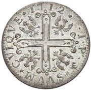 ½ Batzen - Frederick I, Switzerland, 1712-1713 reverse image