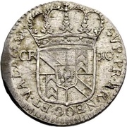 10 Kreutzers - Frederick I, Switzerland, 1713 reverse image