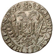 6 Kreuzers - Leopold I Prague, Bohemia, 1684-1691 reverse image