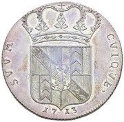1 Thaler - Frederick I, Switzerland, 1713 reverse image