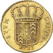 1 Pistole - Frederick I, Switzerland, 1713 reverse image