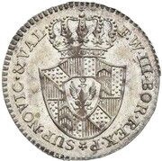 ½ Batzen - Frederick William III écu en pointe obverse image