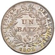 1 Batz - Alexandre Berthier, Switzerland, 1807-1808 reverse image