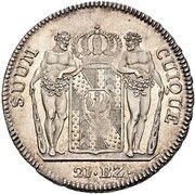 21 Batzens - Frederick William III, Switzerland, 1799 reverse image