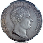 5 Francs - Alexandre Berthier Pattern obverse image