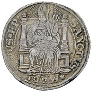 Thaler, Switzerland, 1551-1565 reverse image