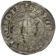 12 Kreuzer - Moravian Estates Brunn, Bohemia, 1619-1620 reverse image