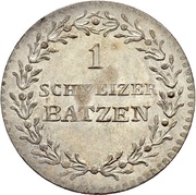 1 Batzen, Switzerland, 1808 reverse image