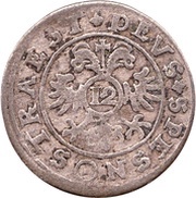 12 Kreuzer / ½ Dicken reverse image