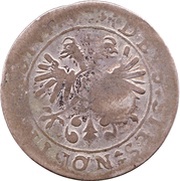 15 Kreuzers / Ortli, Switzerland, 1657-1658 reverse image