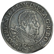 ¼ Thaler - Matthias II Prague obverse image