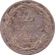2 Batzen, Switzerland, 1810 reverse image