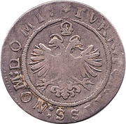 4 Batzens "Örtli", Switzerland, 1672 reverse image