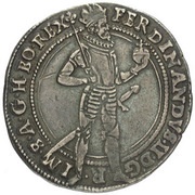 ¼ Thaler - Ferdinand II Prague obverse image