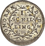 Schilling, Switzerland, 1730 reverse image