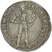 ¼ Thaler - Ferdinand II Kuttenberg obverse image