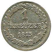 1 Kreuzer, Switzerland, 1813 reverse image