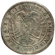 15 Kreuzers - Leopold I Prague, Bohemia, 1693-1696 reverse image