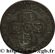 1 Batzen, Switzerland, 1826 reverse image