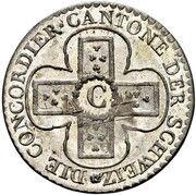 1 Batzen reverse image