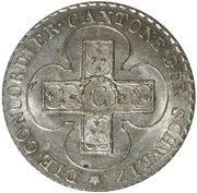5 Batzen, Switzerland, 1826 reverse image