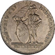 4 Franken, Switzerland, 1813 reverse image