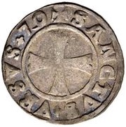 Kreuzer, Switzerland, 1549-1579 reverse image