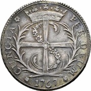 10 Batzen, Switzerland, 1767 reverse image