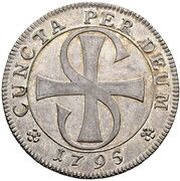 20 Batzen, Switzerland, 1795-1798 reverse image