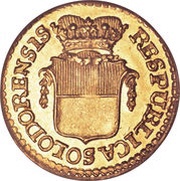 ¼ Duplone obverse image
