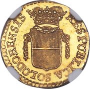 ¼ Duplone obverse image