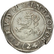 24 Kreuzer - Czech Estates Joachimsthal, Bohemia, 1619-1620 reverse image
