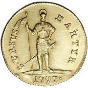 1 Duplone, Switzerland, 1796-1798 reverse image