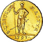 2 Duplone, Switzerland, 1796-1798 reverse image