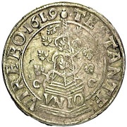 24 Kreuzer - Moravian Estates Olmutz, Bohemia, 1619-1620 reverse image
