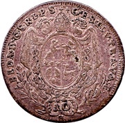 10 Kreutzers - Beda Angehrn obverse image