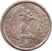 20 Kreutzers - Beda Angehrn, Switzerland, 1780-1783 reverse image