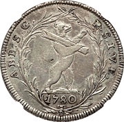½ Thaler - Beda Angehrn, Switzerland, 1780-1782 reverse image